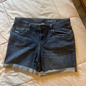 Sonoma Blue Jean Shorts Mid-Thigh Length